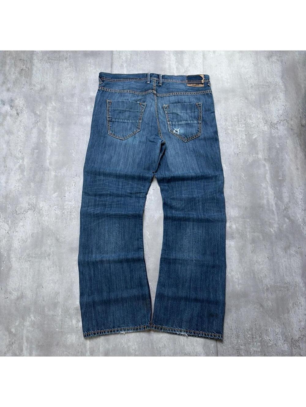 Y2K Blue Aeropostale Grunge Bootcut Distressed Denim Jeans